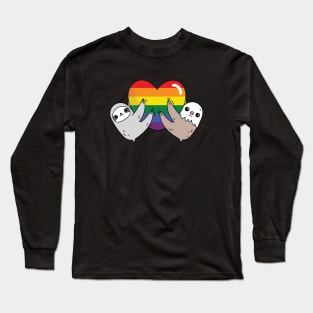 The pride love sloths Long Sleeve T-Shirt